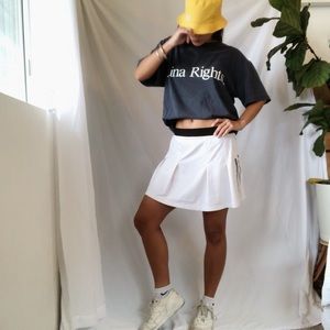 Adidas White Tennis Skirt Medium